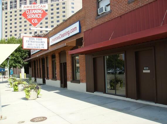 HQ of American Cleaning Services in Downtown Boise. They are well recognized in town because they have been around for so long