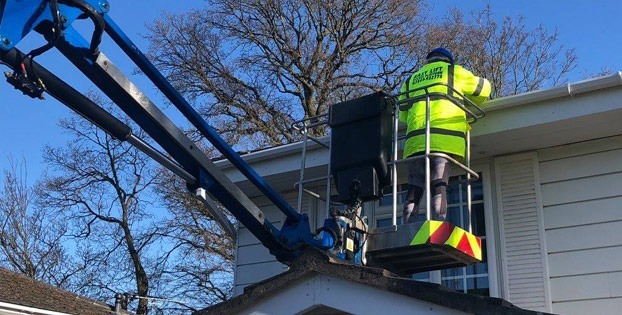 Gutters need to be cleaned twice a year on average; the more bends and turns your drainage system has, the more frequent the cleanings need to be